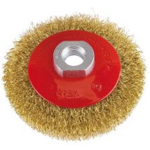 Spazzola circolare conica fili in acciaio - ø mm.120 pg 468.00