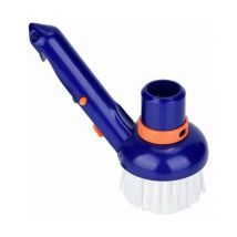 Spazzola per aspirapolvere per angoli piscina 2 pezzi con setole fini, ideale per piscine fuori terra e interrate in luoghi difficili da raggiungere.