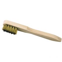 Spazzola per candele ottone manico legno
