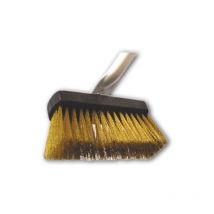 Spazzola Ottone Pulizia Forno A Legna Pizzeria Forni 16x5 cm Senza Manico