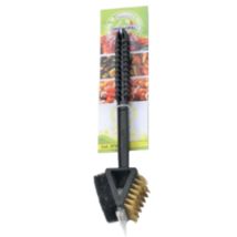 Spazzola per griglie 36 cm – Spugna abrasiva e ottone – Accessorio di cottura – OMPAGRILL