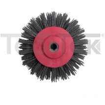 SPAZZOLA RULLO PUNZONATO NYLON SPAZZOLATRICE LEGNO Gr.80 Ø140x100mm SIT