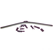 Shop-story - Spazzola tergicristallo anteriore adattabile con kit di attacco multimarca - Lunghezza 650 mm