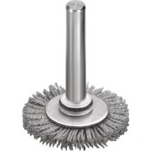 Spazzola tonda D.30mm gambo 6mm setole abrasive SiC K.320 6mm 18000min-¹ lessmann