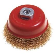 Spazzole a tazza fili acciaio per smerigliatrice - ø mm.120 foro filettato14 ma pg 485.60 Pg