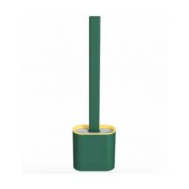 Shop-story - spazzolino: Spazzola igienica ultra flessibile in silicone per il wc, verde
