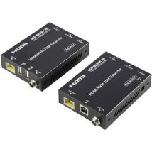 SP-11562928 1 Port hdmi Extender Set über pc steuerbar 4096 x 2160 Pixel Schwarz - Speaka Professional