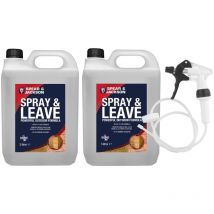 Spear&jackson - 2 x 5L Spray and Leave Ready to Use formula with Long Hose Trigger Spray