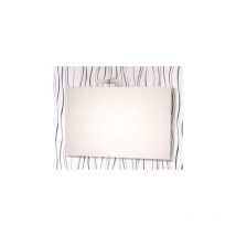 Bagno Italia Specchiera Specchio rettangolare Bagno misure 90x55 oppure 55x90 con applique led
