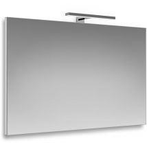 Laprogetto - Specchio c/telaio lampada led 30 cm.100x70