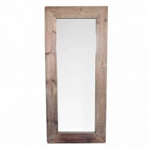 Homeness - Specchio alto 180x80 cm con cornice in lego di pino Trimel