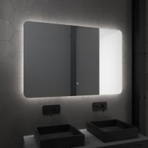 Aurlane - Specchio Bagno led retroilluminato 120x80x3.5 cm - atmosphere