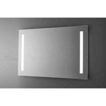 Etrusca - Specchio bagno led retroilluminato con sabbiature frontali 110x80 cm