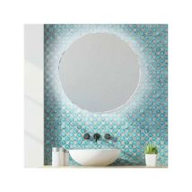 Specchio bagno retroilluminato a led circolare 80cm