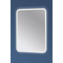 Scelti Da San Marco - Specchio bagno stondato con led 80x60 cm Senza accensione a sfioro Senza Kit Bluetooth Specchio senza antifog