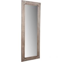 Biscottini - Specchio shabby 180 x 65 x 2 cm Made in Italy Specchio vintage da parete specchio da parete Specchio da parete legno