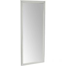 Biscottini - Specchio da parete lungo Specchiera bagno per trucco Specchio camera da letto grande Specchio bianco Specchio da appendere