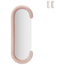 Moderner Spiegel Zur Wand- Oder Bodenmontage Aus Samt 60x160cm Chantal - Pink