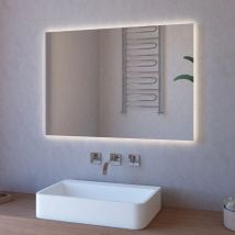Inbagno - Specchio led 100x70 installazione reversibile e illuminazione perimetrale