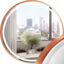 REA - specchio led 80CM mmj brush copper