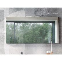 Bluelife - Specchio rettangolare con lampada a led moderno cleo 120X60