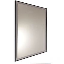Smmo - Specchio personalizzato su misura con cornice scavata perimetrale nera fino a 140 cm fino a 70 cm fino a 140 cm fino a 70 cm