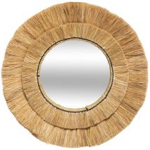 Atmosphera Créateur D'intérieur - Specchio in rafia safari d57cm