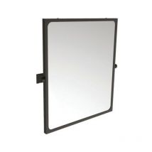 Goman - Specchio reclinabile serie leonardo 60x70 cm nero opaco