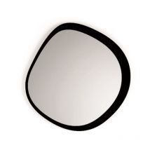 Specchio sagomato 88x90 cm FILL con cornice Nera
