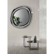 Capodarte - Specchio sagomato move 108x120 cm con cornice curva Fume'