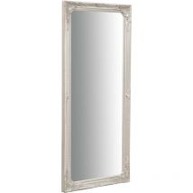 specchio da parete 82 x 35 x 4 cm Specchio da parete lungo con 4 ganci posteriori Specchio camera da letto Specchio shabby