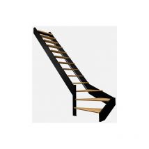 Kordo - spectra – Scala con 1/4 di giro a sinistra e led integrati, nera