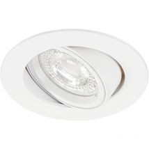 Speed 70 r 12 Encastré GU5,3 rond basculant blanc Lpe non incl. Aric 4899