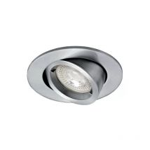 ARIC 4898 Speed 90 - Spot encastrable orientable ALU Nickel Satin 50W MAX GU10 - Ampoule non incluse