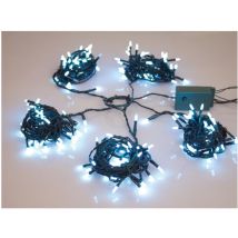 Speed Light Led - 220 Leds - Weiß - Grünes Kabel - Modulator - 24 V (für Bäume Von 180 Cm)