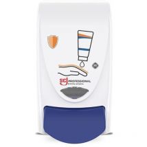 Spender Hautschutz PROLINE H235xB132xT117ca.mm 1 l weiß/blau