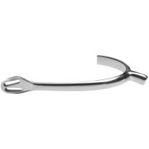 Speroni inglesi da uomo in acciaio inox con gambo a tronco : 20 mm