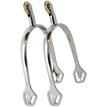 Speroni ultra fit con rotella orizzontale in acciaio inox 35 mm