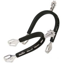 Speroni ultra fit extra grip con gambo dritto e rotella dentata ricoperte in gomma 25 mm