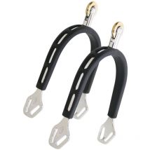 Speroni ultra fit extra grip in inox ricoperte in gomma con gambo e rotella 25 mm