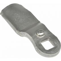 Sperrnase pos. gekröpft für Blechmontagezylinder, 45 x 19mm,Maß h 24mm,Edelstahl