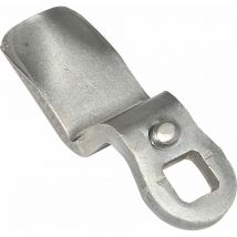 Sperrnase pos. gekröpft für Blechmontagezylinder, 45 x 19mm,Maß h 30mm,Edelstahl