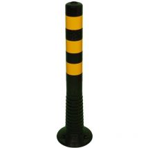 Temka - Flexipfosten 750 mm, ø 80 mm, schwarz