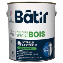 Spezialfarbe Für Holz Satin Batir Blau Breton Ral 5005 2l - Batir