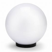 Boule Extérieure Pmma 200mm Raccordement E27 Apolux Blanc 200mm Velamp