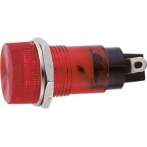 B-432 12V red Spia di segnalazione con lampadina Rosso 1 pz. - Sedeco
