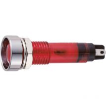 B-406 12V red Spia di segnalazione con lampadina 12 v Rosso 1 pz. - Sedeco
