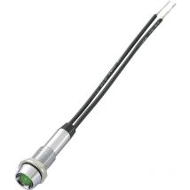 726640 Spia di segnalazione con lampadina Verde 1 pz. - Sedeco