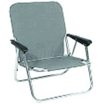 Poltroncina in acciaio da spiaggia - cm.53x52x66h.