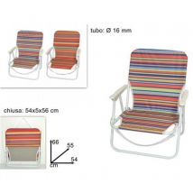 Spiaggina bassa richiudibile multicolore